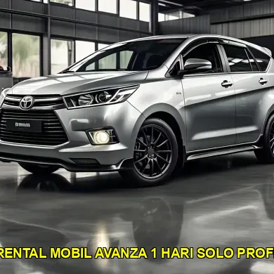 harga rental mobil avanza 1 hari solo profesional